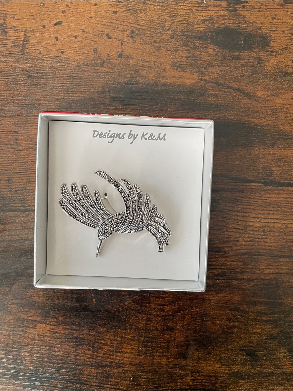 Hummingbird pin brooch bird jewelry